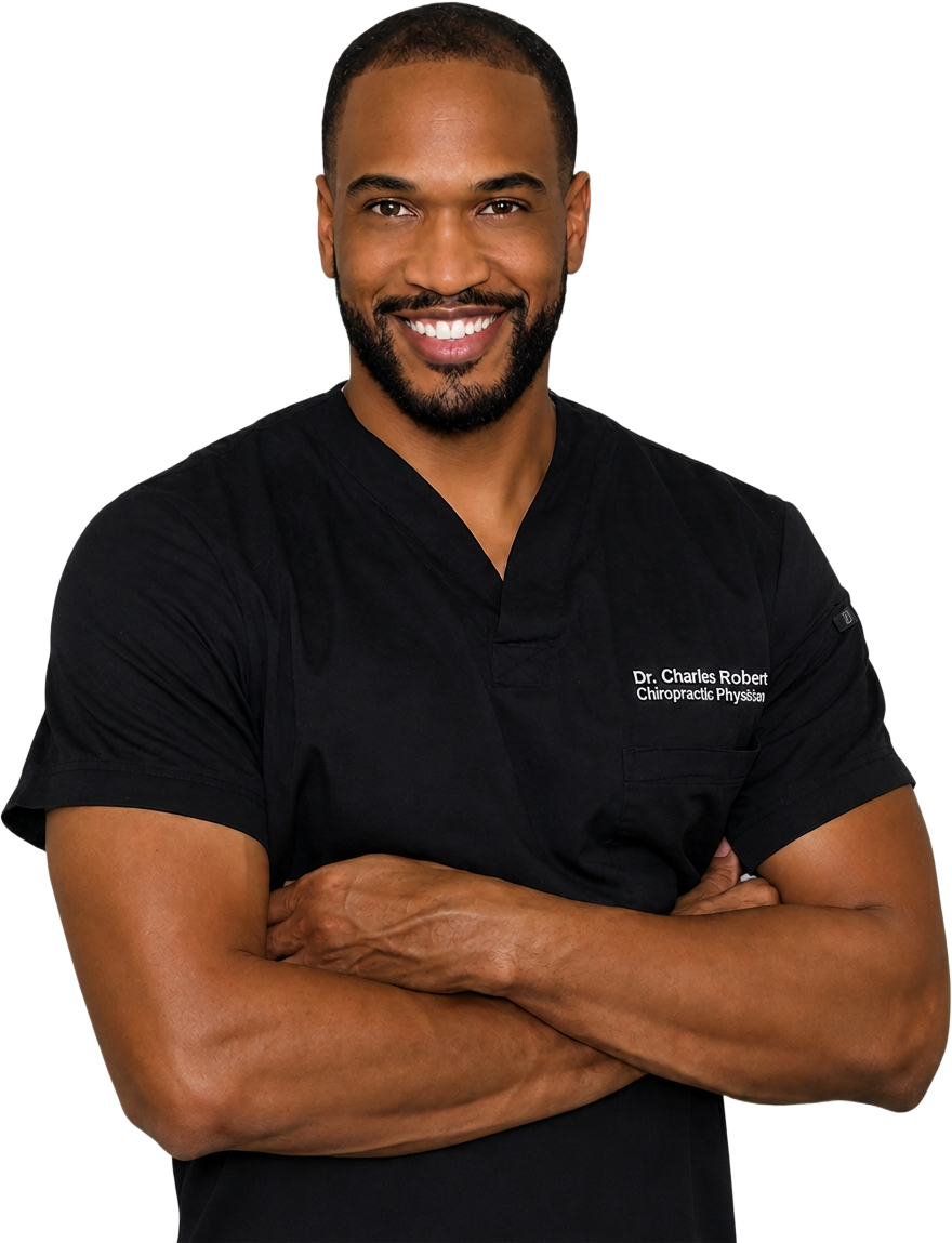 Dr. Charles Roberts, chiropractic physician at Instinct Health Care in Miami Gardens